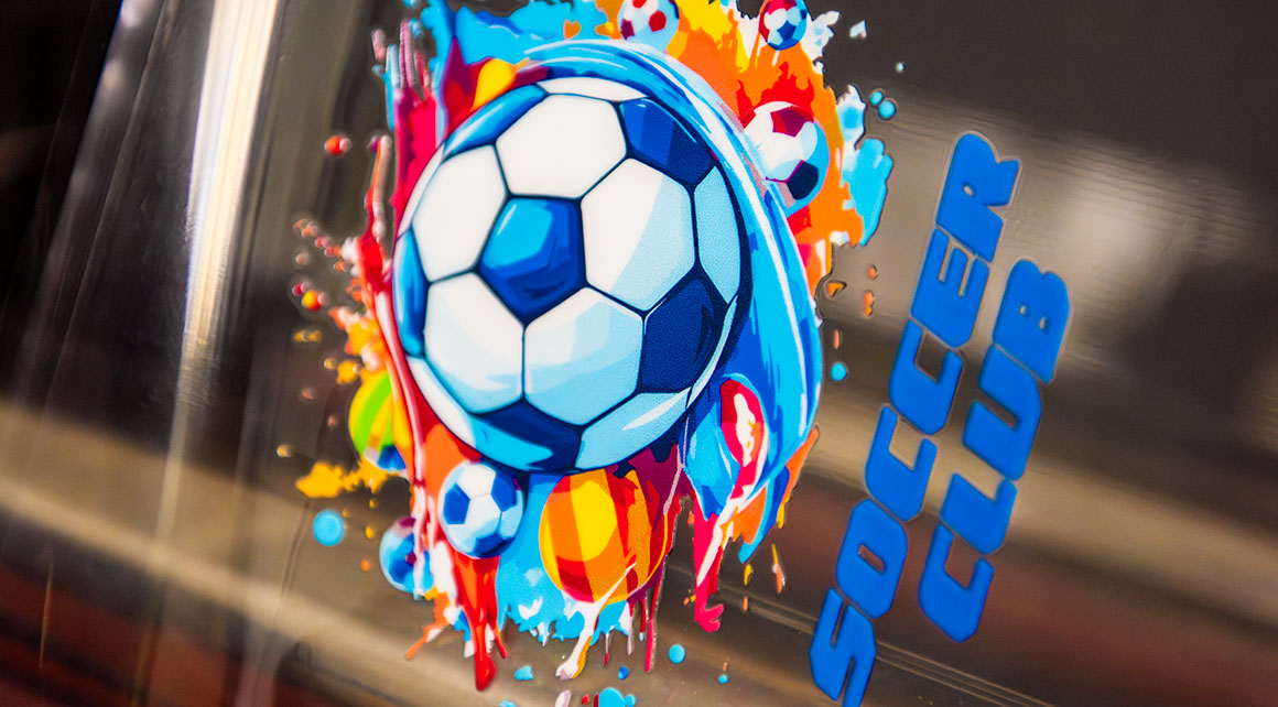 Fußball DTF Sticker Soccer Club