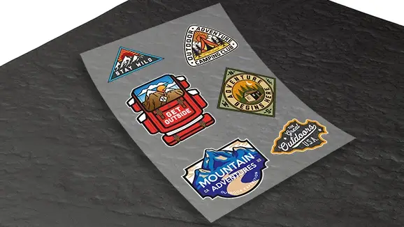 DTF A3 6 emblems