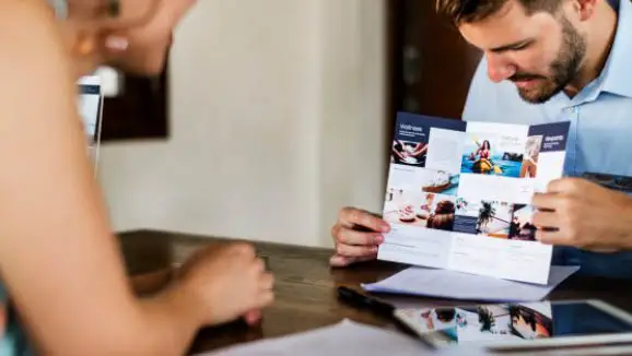 Faltblätter und Flyer für Unternehmen