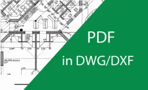Vektorisieren - pdf in dxf umwandeln - Vektorisierung